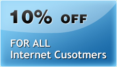 10% off for all internet customers